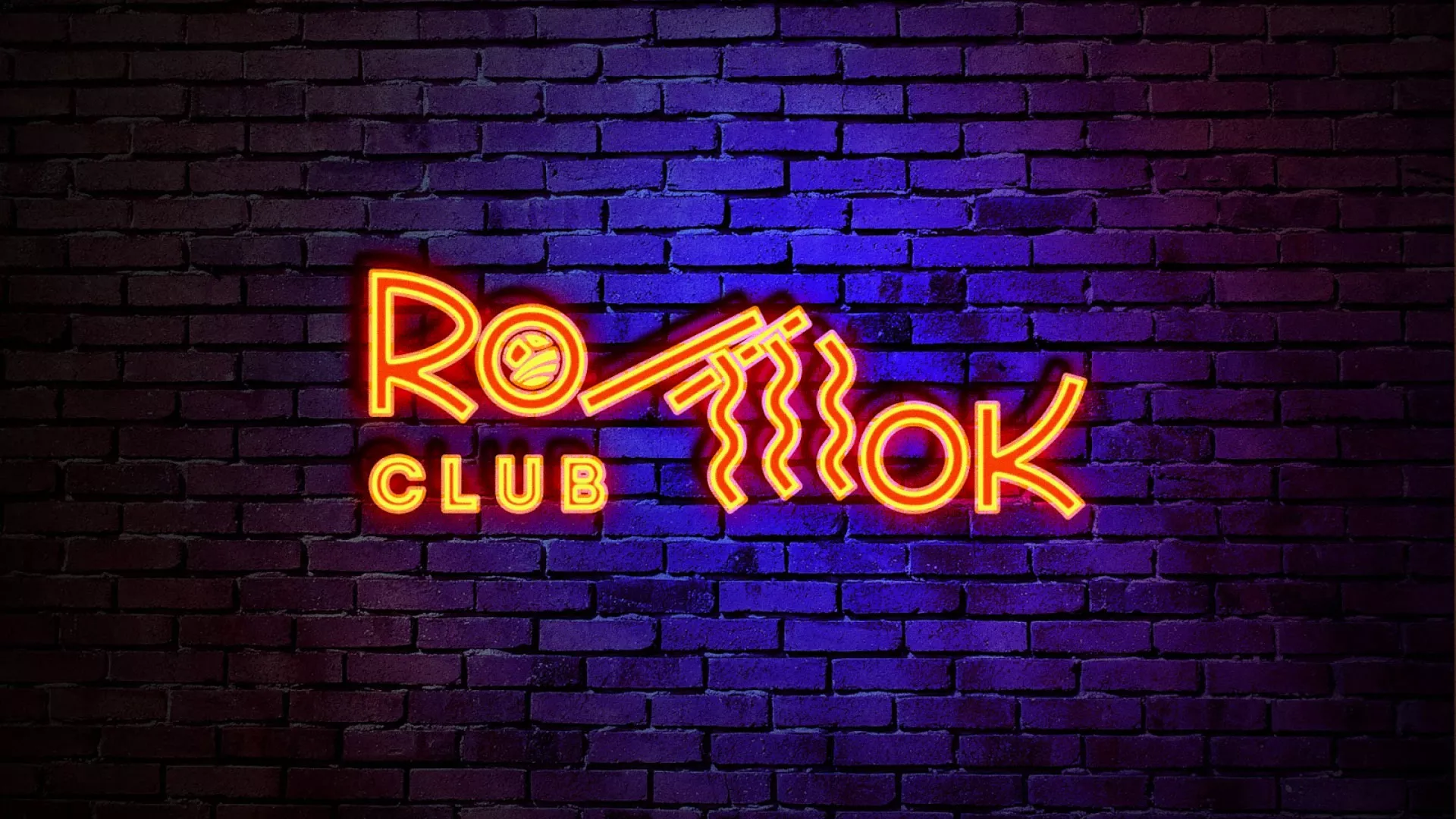 Разработка интерьерной вывески суши-бара «Roll Wok Club» в Усолье